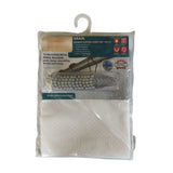 White small diamond jacquard fabric, 80g/sqm, waterproof, 180*180CM, with eyelets (no weights) and five-linked bead hooks